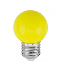 200605007 LAMPARA LED ESFERICA 1W E27 AMARILLO GSC