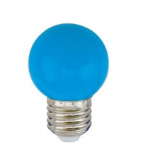 200605005 LAMPARA LED ESFERICA 1W E27 AZUL GSC