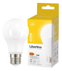 600010002 LAMPARA STANDARD LED E27 18W 4200K LIBERTINA