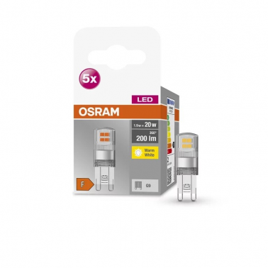 758049 5u LAMPARA LED G9 1,9W 2700K BASE OSRAM