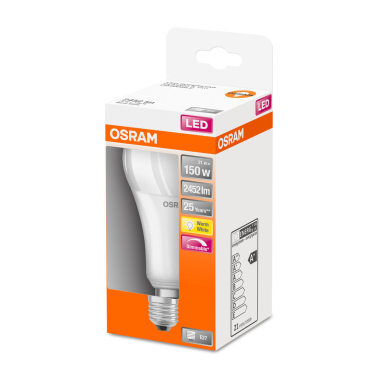 433847 LAMPARA STANDARD LED REGULABLE E27 21W 2700K SUPERSTAR OSRAM