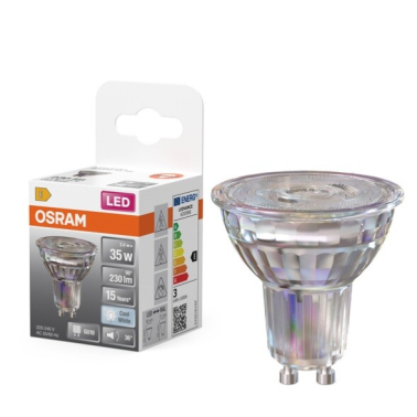 458507 LAMPARA PAR16 LED GU10 2,4W 4000K 36° STAR OSRAM