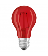 433946 LAMPARA STANDARD LED ROJA E27 2,5W STAR DECOR OSRAM