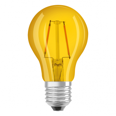 433922 LAMPARA STANDARD LED AMARILLA E27 2,5W STAR DECOR OSRAM