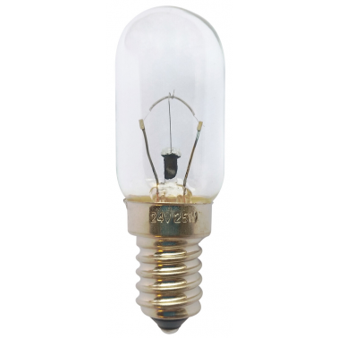 LAMPARA TUBULAR BAJO VOLTAJE E14 25W 24V 22x65mm