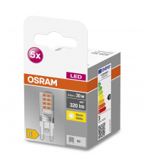758063 5u LAMPARA LED G9 2,6W 2700K BASE OSRAM