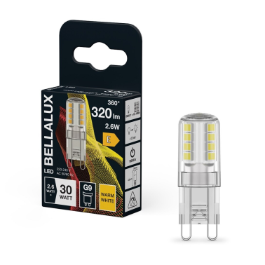 135963 LAMPARA LED G9 2,6W 2700K BELLALUX