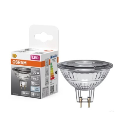 458309 LAMPARA MR16 LED GU5,3 3,4W 4000K 36° 12V LED STAR OSRAM