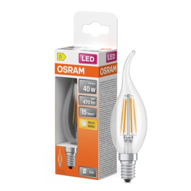 468810 LAMPARA VELA PUNTA FIL LED 3,4W 2700K RETROFIT OSRAM