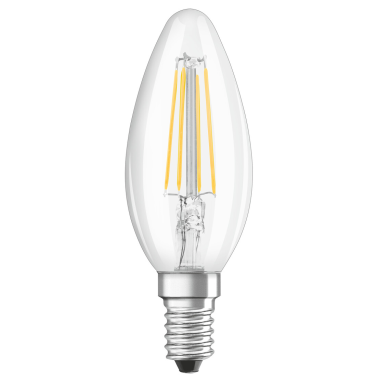 467776 LAMPARA VELA FIL LED E14 3,4W 2700K RETROFIT OSRAM