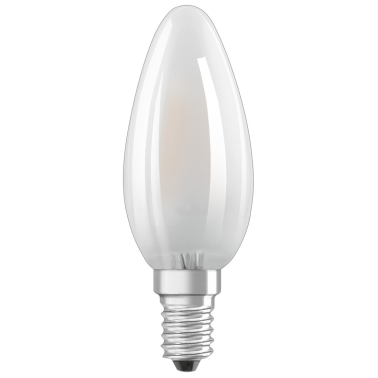 467646 LAMPARA VELA FIL LED MATE E14 3,4W 2700K RETROFIT OSRAM
