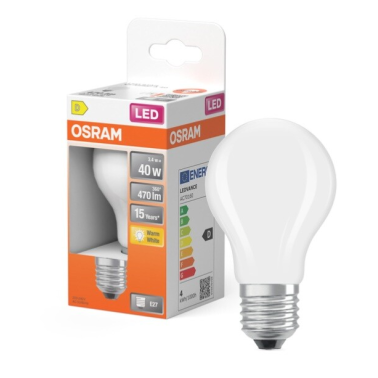 466335 LAMPARA STANDARD FIL LED MATE E27 3,4W 2700K RETROFIT OSRAM