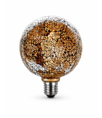 2601966-PL LAMPARA LED TIFFANY E27 3,5W PLATA F-BRIGHT