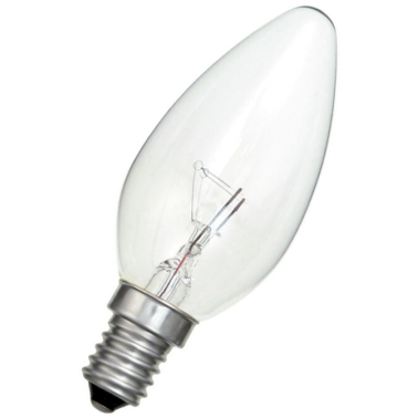 05054 LAMPARA VELA CLARA 40W E14 230V PATRON