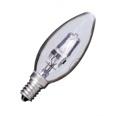 LAMPARA VELA HALOGENA CLARA 42W E14