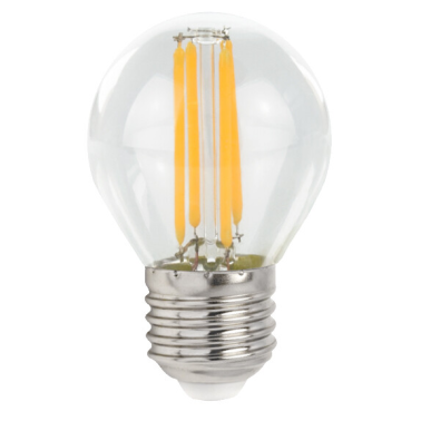 WOJ+14335 LAMPARA ESFERICA LED CRISTAL 4W E27 4000K SPECTRUM