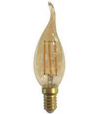 2601984 LAMPARA VELA PUNTA FILAMENTO LED GOLD 4W