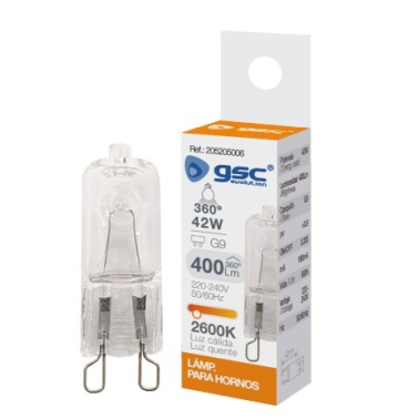 205205006 LAMPARA BI-PIN G9 42W CLARA GSC