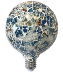 2601966-AZ LAMPARA LED TIFFANY E27 4W AZUL