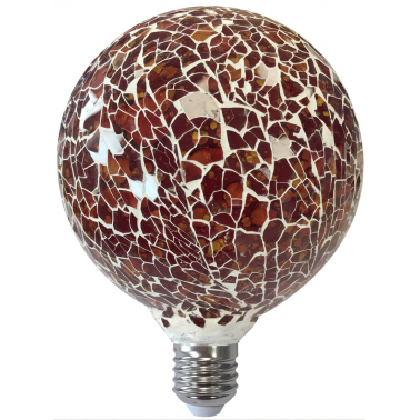 2601966-NA LAMPARA LED TIFFANY E27 4W NARANJA