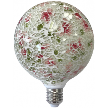 2601966-RO LAMPARA LED TIFFANY E27 4W ROSA