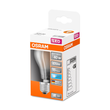 303409 LAMPARA STANDARD FIL LED MATE E27 4W 4000K RETROFIT OSRAM
