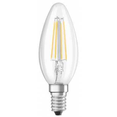 436589 LAMPARA VELA FIL LED E14 4W 2700K RETROFIT OSRAM