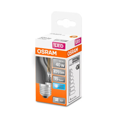 435148 LAMPARA ESFERICA FIL LED E27 4W 4000K RETROFIT OSRAM