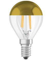 456549 LAMPARA ESFERICA ORO FIL LED E14 4W 2700K RETROFIT MIRROR OSRAM