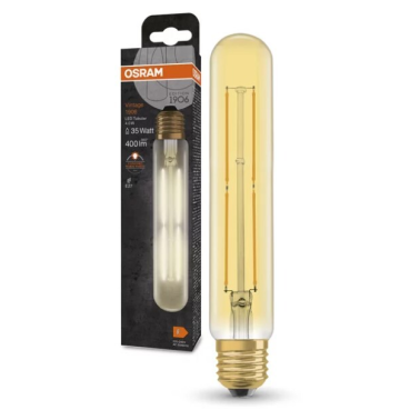 091889 LAMPARA TUBULAR FIL LED VINTAGE 4W 2000K 1906 OSRAM