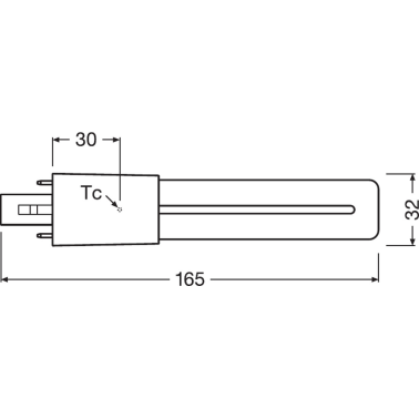 558045 LAMPARA PL DULUX S LED 4,5W G23 4000K OSRAM