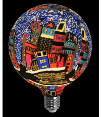 2601291 LAMPARA LED GLOBO CASAS AZUL E27 4W 3000K