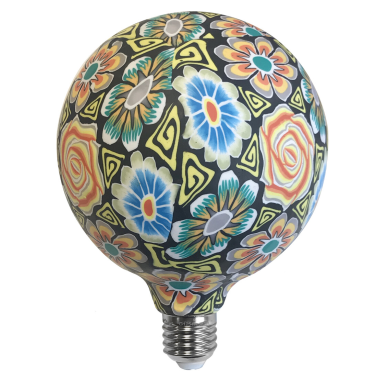 2601293 LAMPARA LED GLOBO HOJA VERDE E27 4W 3000