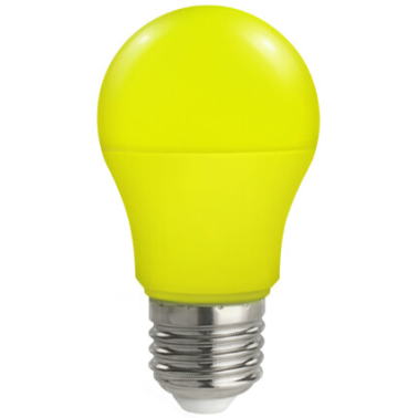 WOJ+14608 LAMPARA STANDARD LED E27 4,9W AMARILLA 230V SPECTRUM