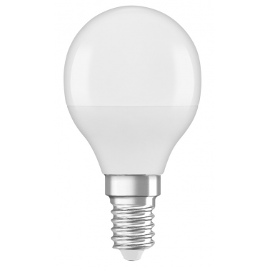 431096 LAMPARA ESFERICA LED E14 5,5W 2700K STAR OSRAM
