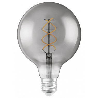 269989 LAMPARA GLOBO FIL LED E27 5W 1800K 125mm VINTAGE SMOKE 1906 OSRAM