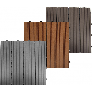 BALDOSA COMPOSITE 30151 30X30X2CM MADERA