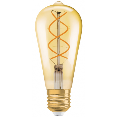 092112 LAMPARA PERA FIL ESPIRAL LED E27 5W 2000K O