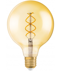 092136 LAMPARA GLOBO FIL ESPIRAL LED E27 4W 2000K