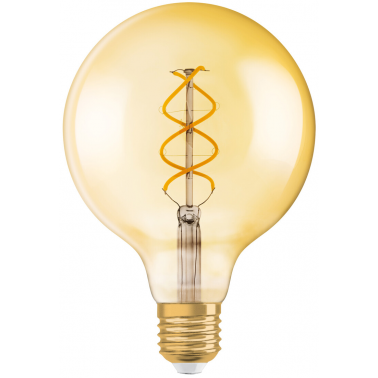 092136 LAMPARA GLOBO FIL ESPIRAL LED E27 4W 2000K
