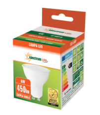 WOJ+14387 LAMPARA VELA LED CRISTAL 5,5W E14 2700K SPECTRUM