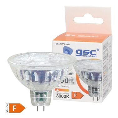 200621069 LAMPARA LED DICROICA CRISTAL 38º 5,5W MR16 3000K GSC