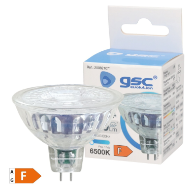 200621071 LAMPARA LED DICROICA CRISTAL 38º 5,5W MR16 6500K GSC