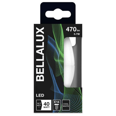 128262 LAMPARA VELA LED 5,7W E14 4000K BELLALUX