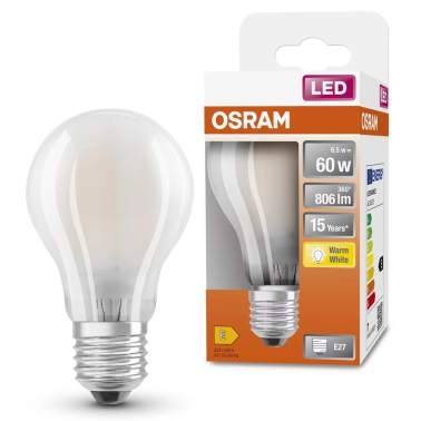 467738 LAMPARA STANDARD FIL LED MATE E27 5,9W 2700K RETROFIT OSRAM