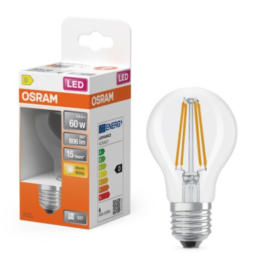 467912 LAMPARA STANDARD FIL LED E27 5,9W 2700K RETROFIT OSRAM
