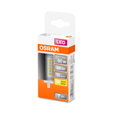 432710 LAMPARA LINEAL LED R7S 7W 2700K 78mm SLIM LINE OSRAM