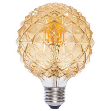 2601974 LAMPARA GLOBO PIÑA FIL LED AMBAR E27 6W