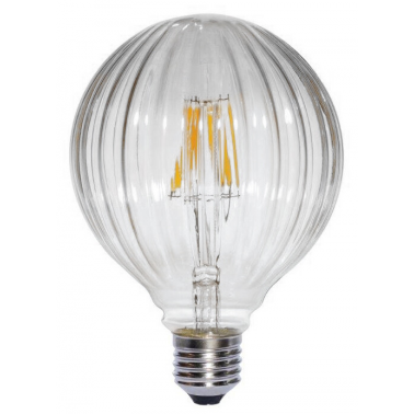 2601981 LAMPARA GLOBO LINEAS FILAMENTO LED E27 6W