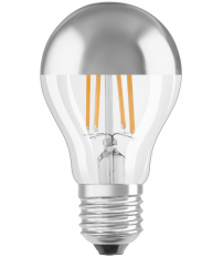 427860 LAMPARA STANDARD PLATA FIL LED E27 6,5W 2700K RETROFIT MIRROR OSRAM